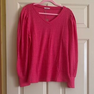 NWT HOTOUCH Women's Pink Long Sleeve Top